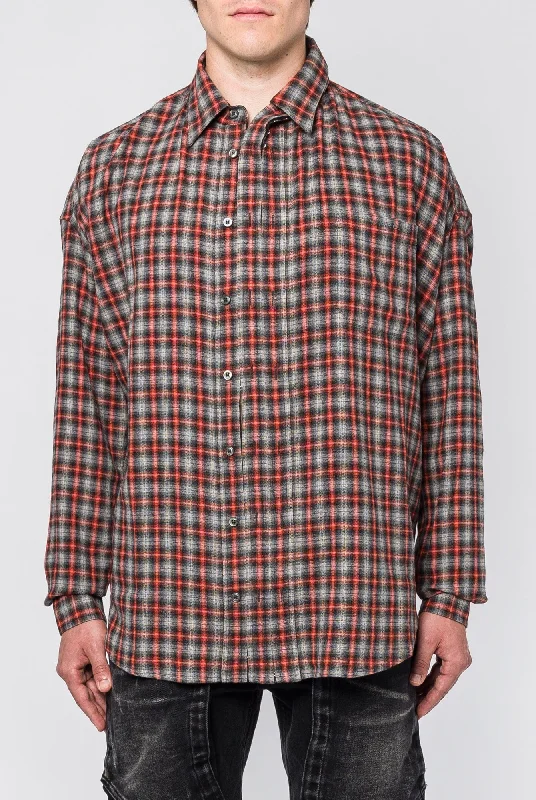 Men's Coats for WalkingY/Project Hook and Eye Shirt FW24