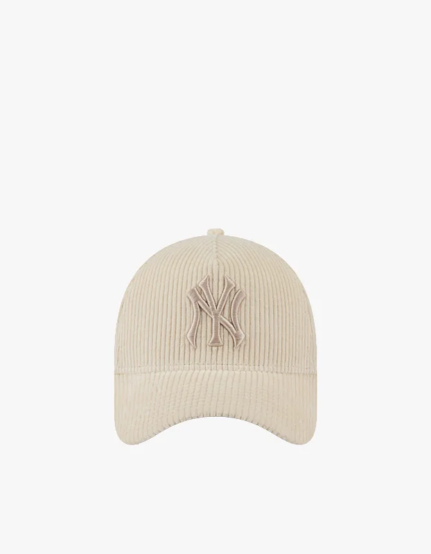 Formal Top HatsNew York Yankees 9FORTY A Frame Enhanced Cord Cap - Stone