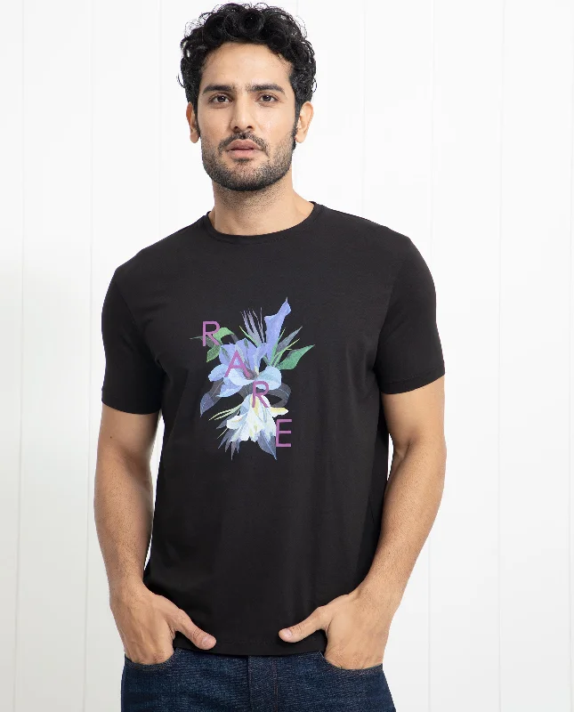 Patterned Men's Hawaiian ShirtsRare Rabbit Men's Concord Black Crew Neck Half Sleeves Floral Graphic Print Regular Fit T-Shirt Patterned Men's Hawaiian ShirtsRare Rabbit Men's Concord Black Crew Neck Half Sleeves Floral Graphic Print Regular Fit T-Shirt