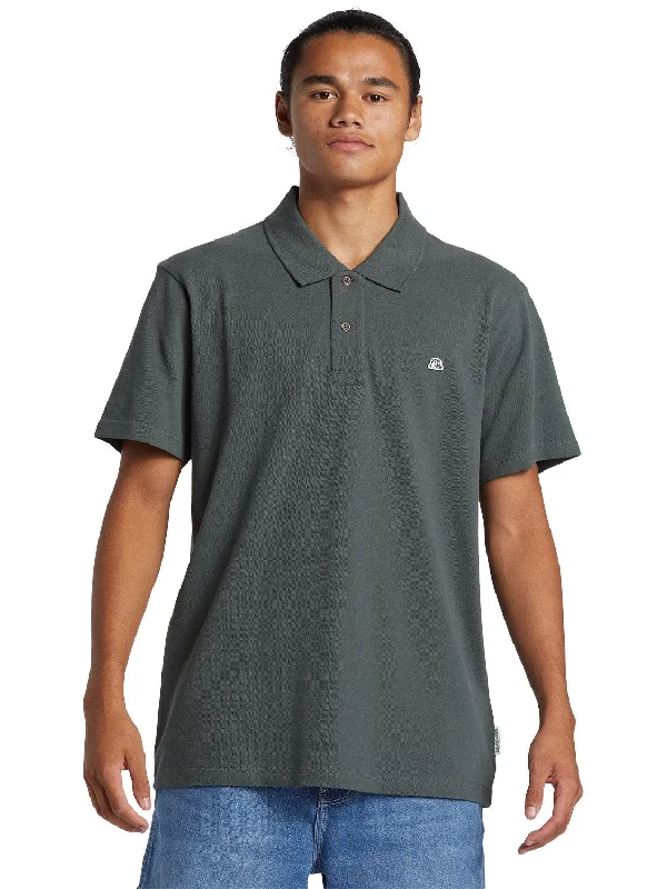 Men's Shirts with Scoop NecksQuiksilver Men's DNA Polo Shirt