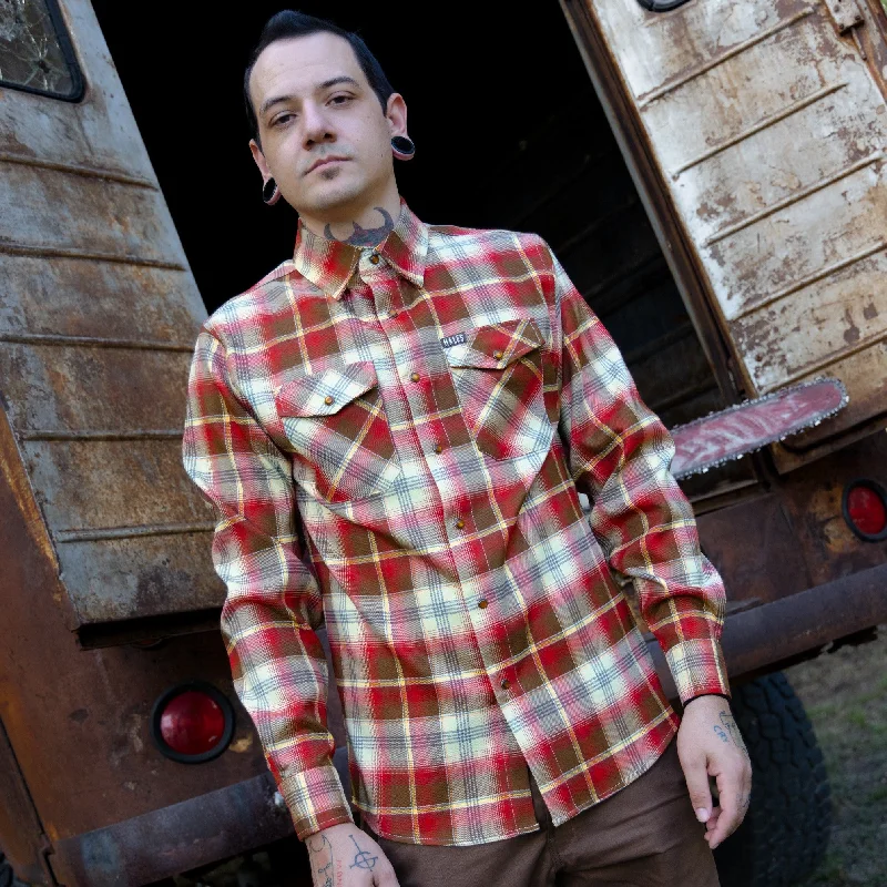 Men's Smart Casual Shirts for Business Casual SettingsLeatherface Flannel