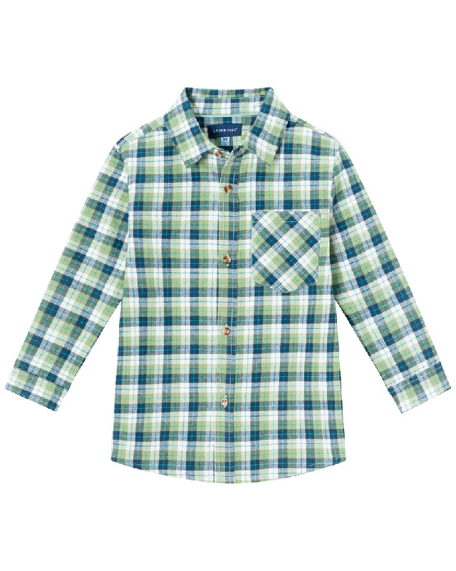 Men's Hunting Shirts for Camouflage and ComfortAndy & Evan Brushed Twill Plaid Button-Down Shirt Men's Hunting Shirts for Camouflage and ComfortAndy & Evan Brushed Twill Plaid Button-Down Shirt