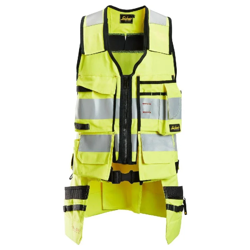 Men's Coats for Everyday WearSnickers 4260 ProtecWork Hi Vis Tool Vest, Class 1