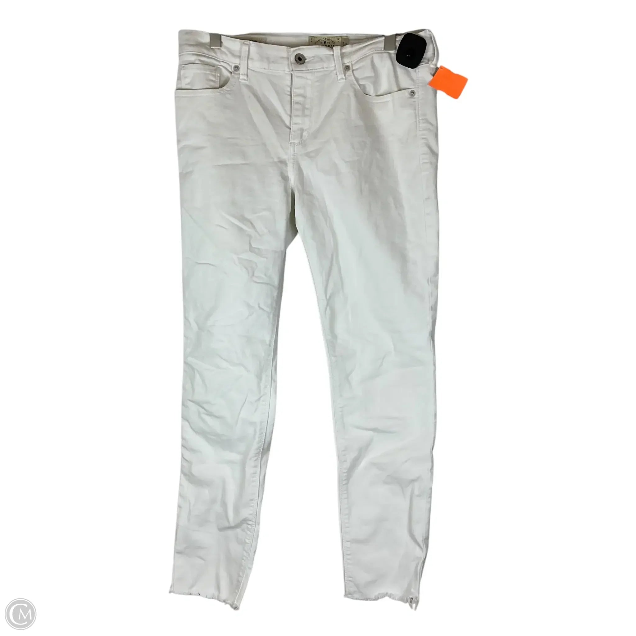 High-Waisted Bootcut Men's JeansJeans Straight By Lucky Brand In White Denim, Size: 8