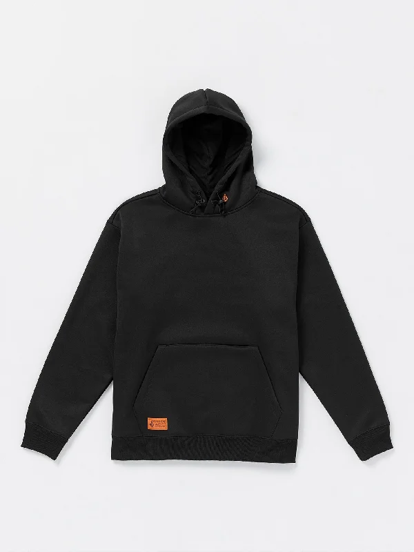 Elevated Men's Lounge HoodiesVolcom Workwear Bonded Pullover Hoodie - Black