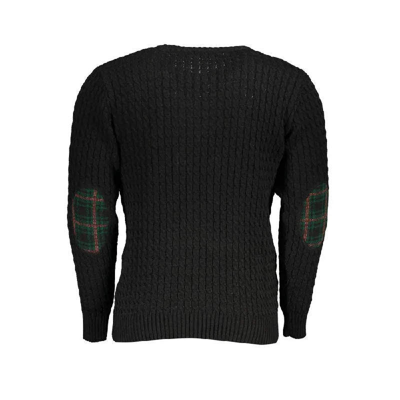 Chic Men's Cashmere SweatersU.S. Grand Polo Twisted Crew Neck Classic Men's Sweater