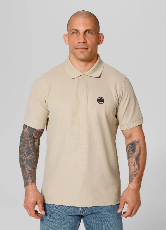 Men's Shirts with Floral PrintsMen's Polo shirt Pique Rockey - Sand