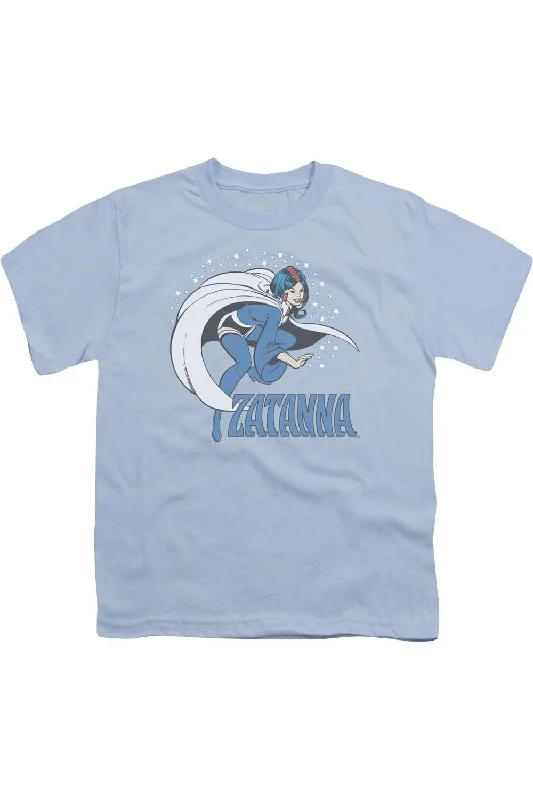Men's Shirts with Hidden PocketsDC Comics Zatanna Short Sleeve Youth Tee / T-Shirt