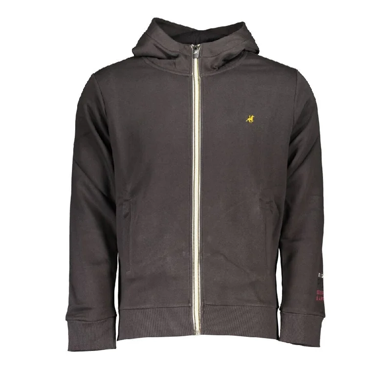 Men's Sweaters for Winter SportsU.S. Grand Polo Chic Gray Hooded Fleece Men's Sweatshirt Men's Sweaters for Winter SportsU.S. Grand Polo Chic Gray Hooded Fleece Men's Sweatshirt