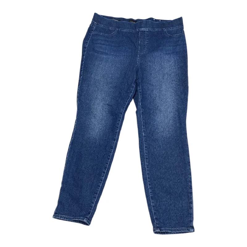 Sustainable Eco-Friendly Men's JeansJeans Jeggings By Talbots In Blue Denim, Size:16 Sustainable Eco-Friendly Men's JeansJeans Jeggings By Talbots In Blue Denim, Size:16