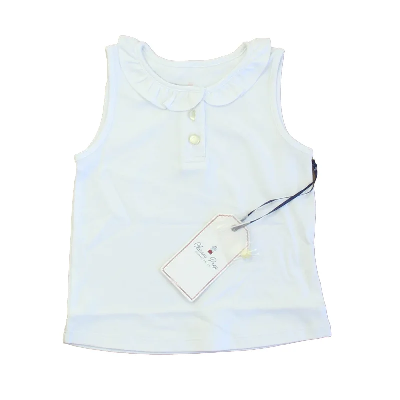 Warm Men's Fleece-Lined TopsClassic Prep Girls Bright White Polo Shirt Size: 12-24 Months Warm Men's Fleece-Lined TopsClassic Prep Girls Bright White Polo Shirt Size: 12-24 Months