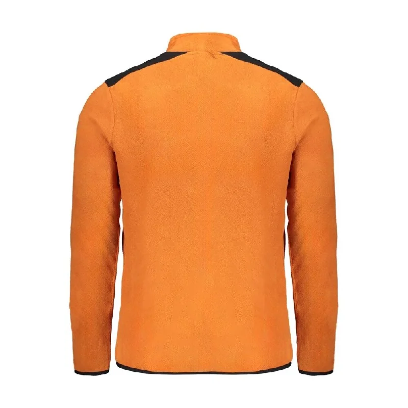 Men's Sweaters with Three-Quarter SleevesNorway 1963 Orange Polyester Men Men's Sweater Men's Sweaters with Three-Quarter SleevesNorway 1963 Orange Polyester Men Men's Sweater