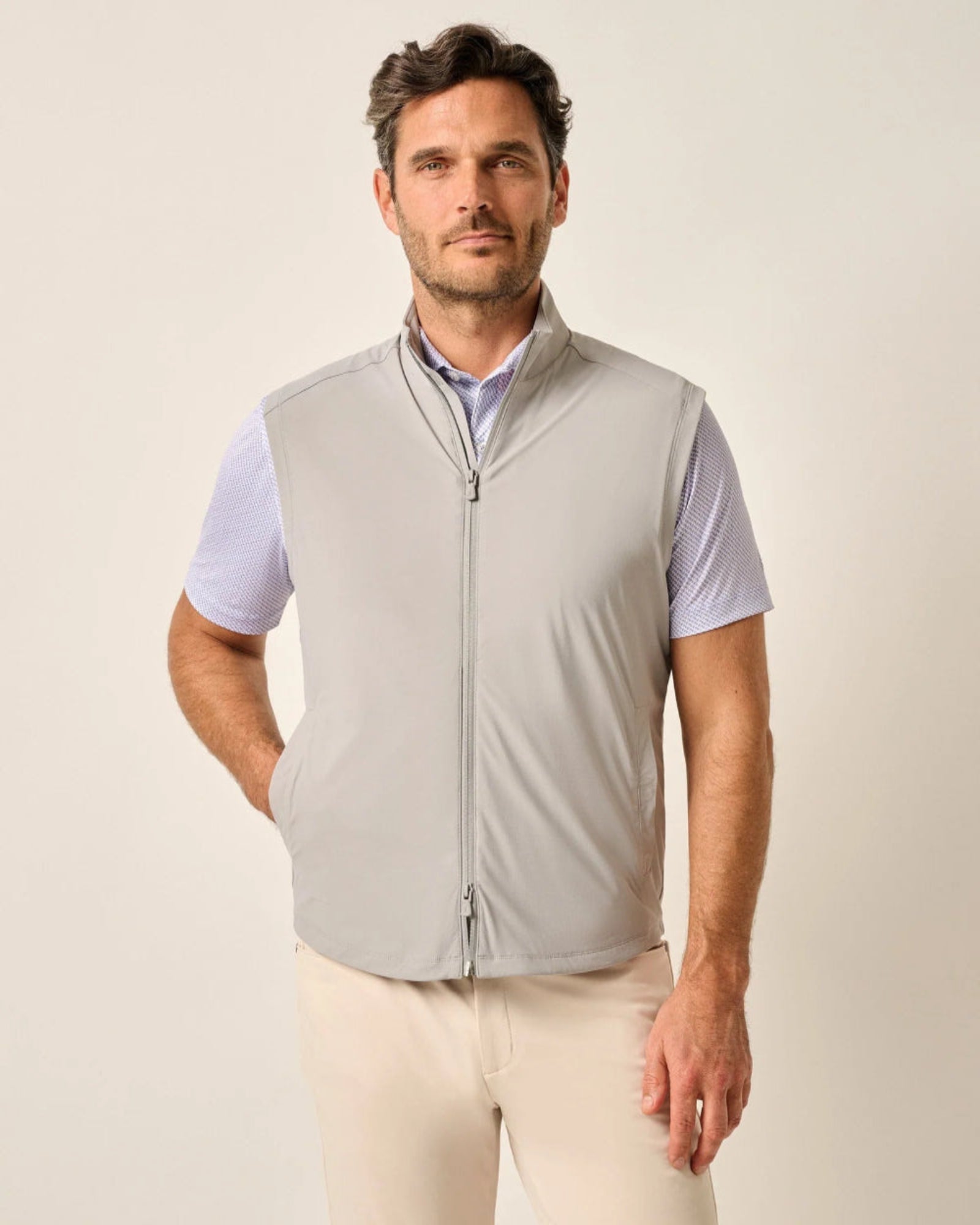 Casual Men's Bomber JacketsJohnnie-O Zimmer Vest - Seal