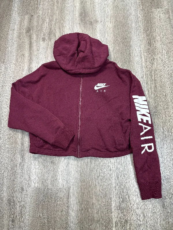 Men's Hoodies with Hidden Pockets for PhonesAthletic Sweatshirt Hoodie By Nike Apparel In Red, Size: L Men's Hoodies with Hidden Pockets for PhonesAthletic Sweatshirt Hoodie By Nike Apparel In Red, Size: L