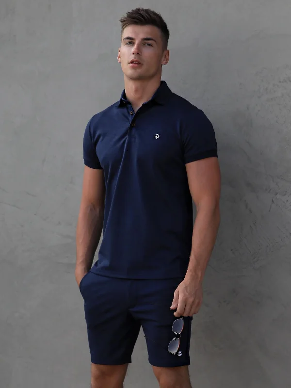 Men's Shirts with Moisture-Wicking FabricSorrento Polo Shirt - Navy