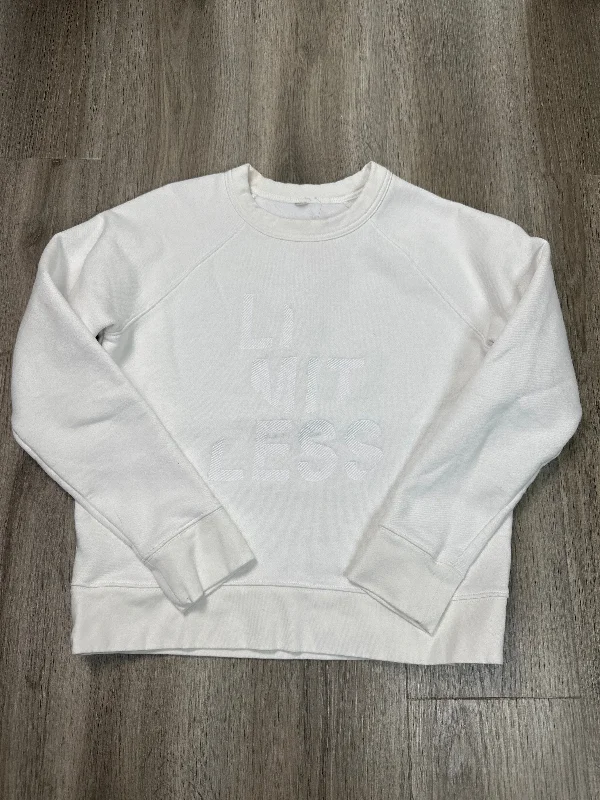 Men's Hoodies with Secret CompartmentsAthletic Sweatshirt Crewneck By Athleta In White, Size: S Men's Hoodies with Secret CompartmentsAthletic Sweatshirt Crewneck By Athleta In White, Size: S