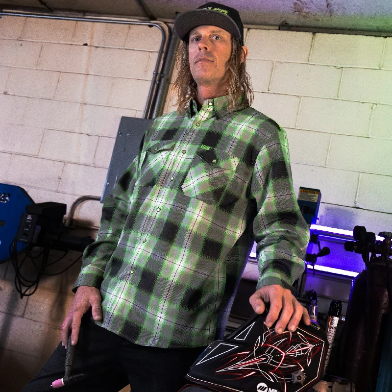 Men's Performance Shirts for Active LifestylesMad Scientist Flannel