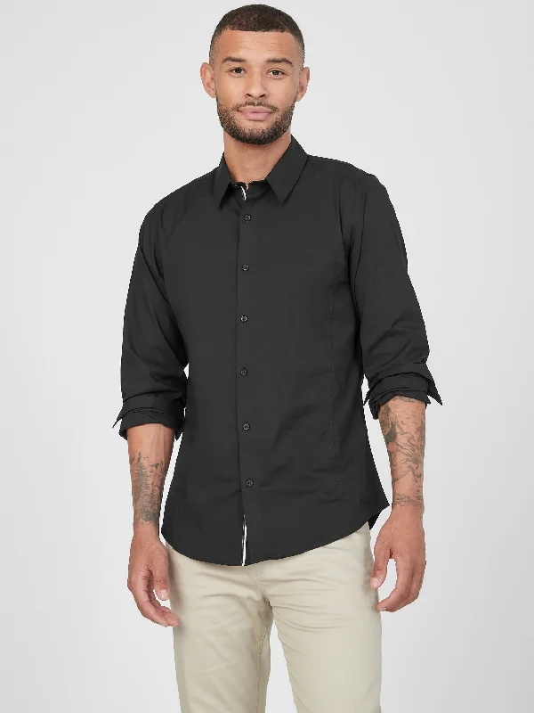 Breathable Men's Linen ShirtsDamon Poplin Shirt