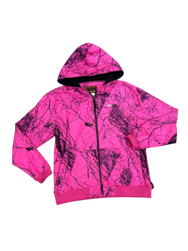 Men's Hoodies with Sublimated GraphicsSweatshirt Hoodie By Deer Camp In Pink, Size: M Men's Hoodies with Sublimated GraphicsSweatshirt Hoodie By Deer Camp In Pink, Size: M