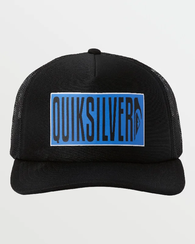 Quilted Winter HatsGriper Trucker Hat - Black