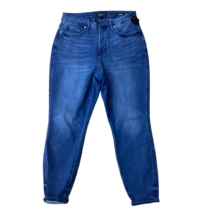 Cool Distressed Men's JeansJeans Designer By Judy Blue In Blue Denim, Size: 12