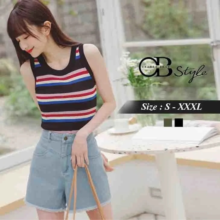 Men's Sweaters with Argyle PatternsCONTRAST COLOR KNIT VEST TOPS