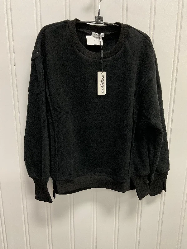 Men's Hoodies for CampingSweatshirt Crewneck By Clothes Mentor In Black, Size: S
