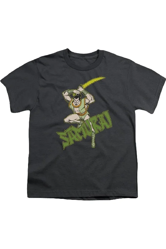 Men's Shirts with Patchwork PatternsDC Comics Samurai Short Sleeve Juvenile Tee / T-Shirt Men's Shirts with Patchwork PatternsDC Comics Samurai Short Sleeve Juvenile Tee / T-Shirt