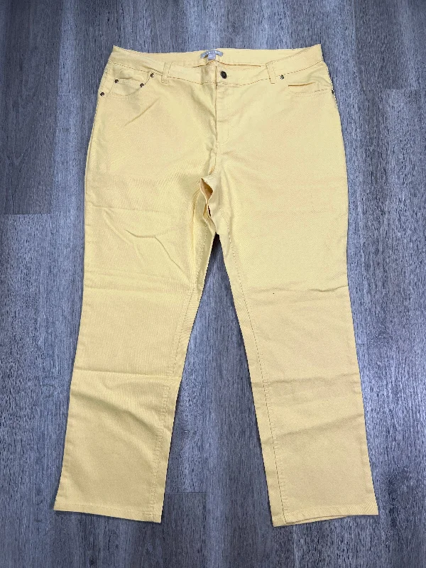 Jeans for Men with a Big BellyJeans Straight By Woman Within In Yellow Denim, Size: 20w Jeans for Men with a Big BellyJeans Straight By Woman Within In Yellow Denim, Size: 20w
