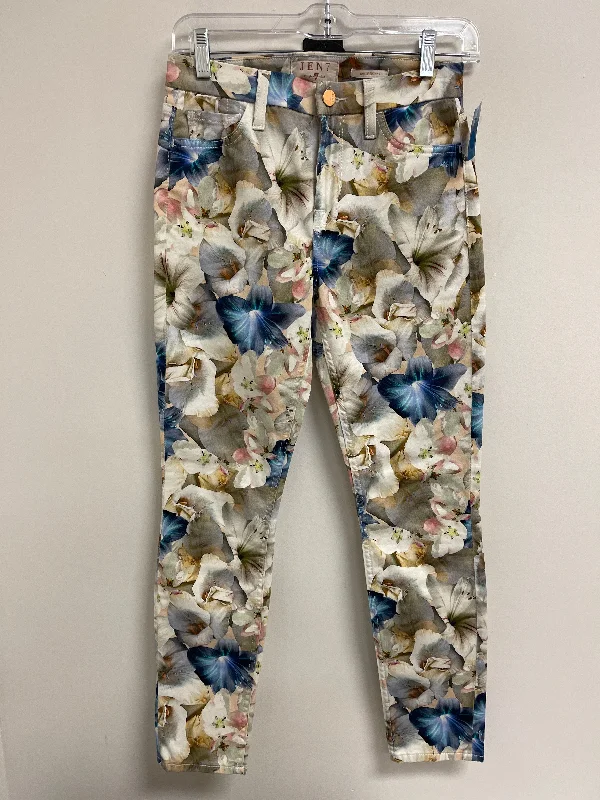 Designer Men's JeansJeans Designer By 7 For All Mankind In Floral Print, Size: 2