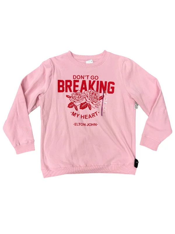 Men's Hoodies for Winter SportsSweatshirt Crewneck By Clothes Mentor In Pink, Size: Xl Men's Hoodies for Winter SportsSweatshirt Crewneck By Clothes Mentor In Pink, Size: Xl