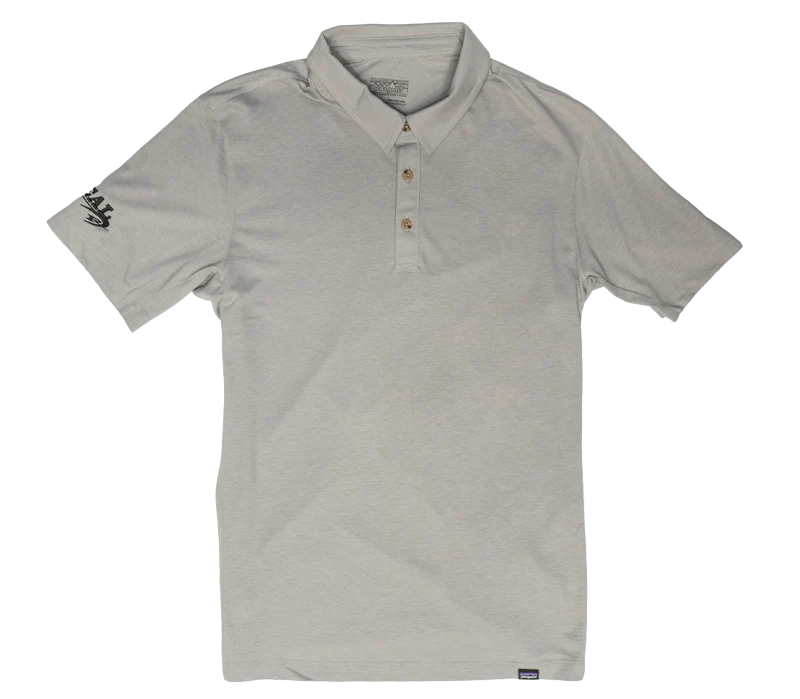 Men's Shirts with Custom MonogramsPatagonia x REAL Essential Polo Shirt-Salt Grey