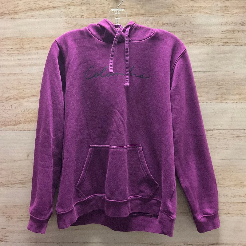 Men's Hoodies with Adjustable HoodsAthletic Sweatshirt Hoodie By Columbia In Purple, Size: L Men's Hoodies with Adjustable HoodsAthletic Sweatshirt Hoodie By Columbia In Purple, Size: L