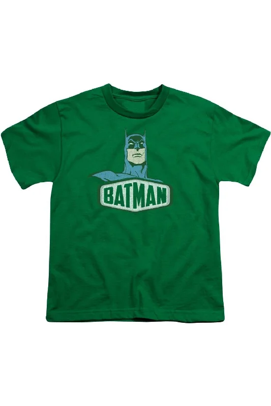 Men's Shirts with Abstract DesignsDC Comics Batman Sign Short Sleeve Youth Tee / T-Shirt