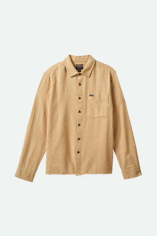 Men's Spread-Collar Shirts for a Bold StatementHasting Lightweight Ultra Soft Flannel - Wheat Men's Spread-Collar Shirts for a Bold StatementHasting Lightweight Ultra Soft Flannel - Wheat