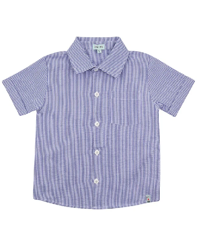 Men's Minimalist Shirts for a Clean LookLilly and Sid Woven Stripe Shirt