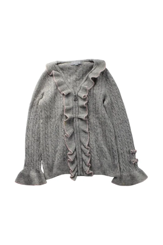 Men's Sweaters with Asymmetrical HemlinesNicholas & Bears Ruffled Cardigan 6T