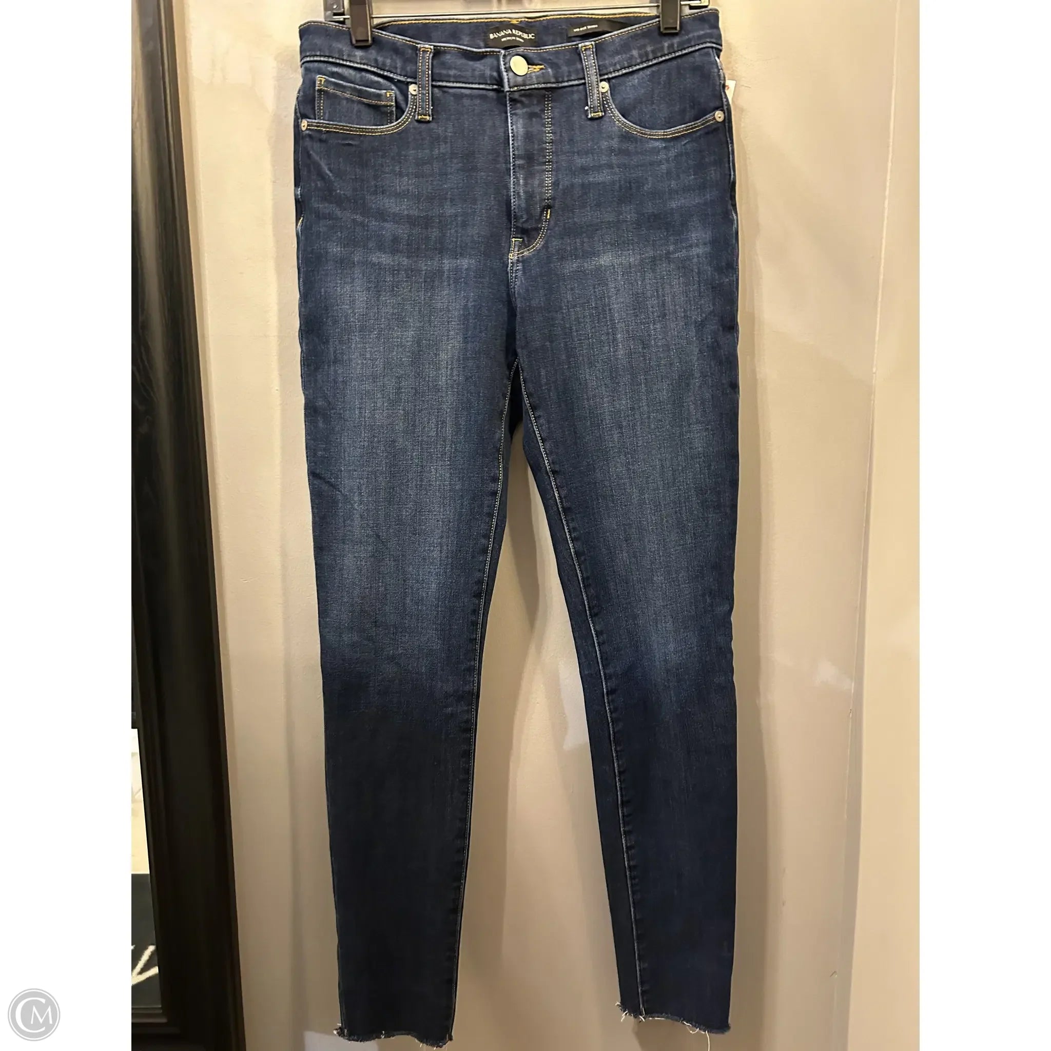 Trendy Men's JeansJeans Skinny By Banana Republic In Blue Denim, Size: 8l