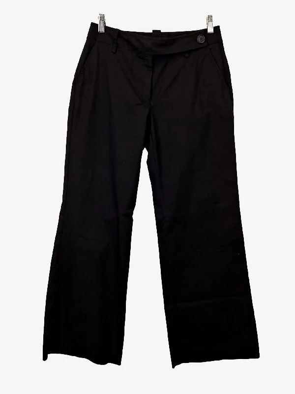 Oversized Men's JeansCue Button Detail Wide Leg Work Pants Size 10