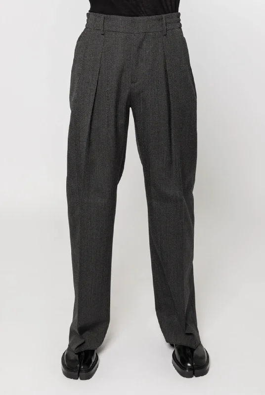 Men's Coats with Multi-Pocket DesignBurberry Suiting Trouser