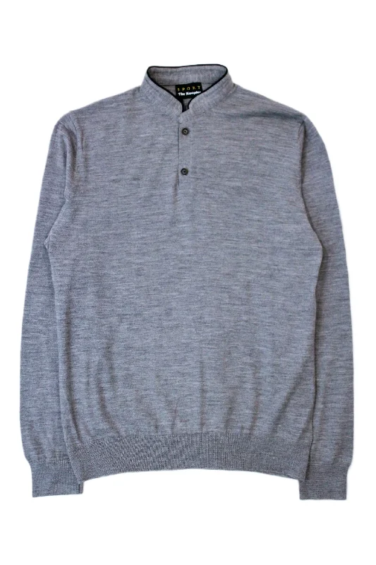 Men's Sweaters with Contrast TrimThe Kooples Sport - Merino Polo