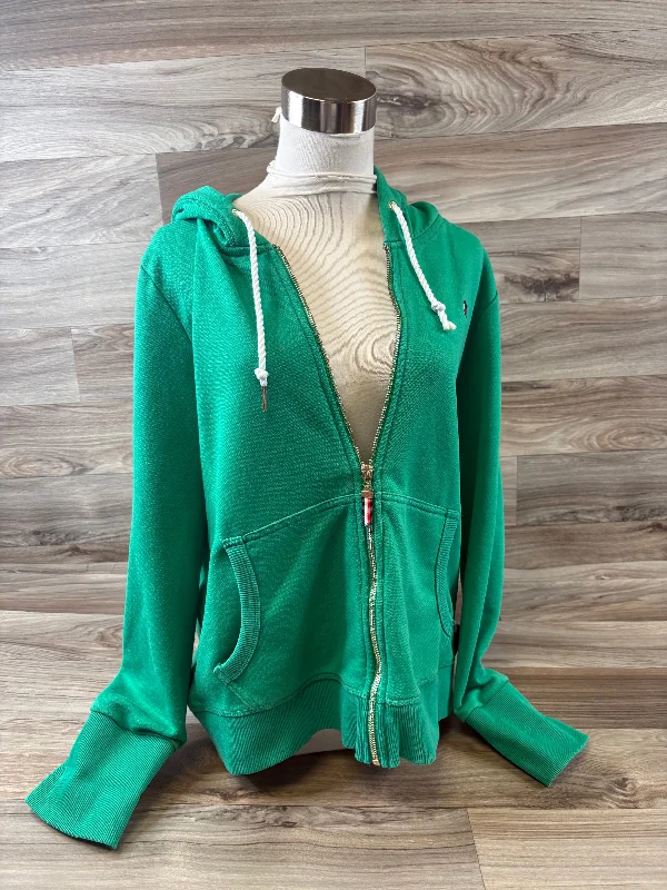 Men's Hoodies with Quilted LiningSweatshirt Hoodie By Tommy Hilfiger In Green, Size: L Men's Hoodies with Quilted LiningSweatshirt Hoodie By Tommy Hilfiger In Green, Size: L