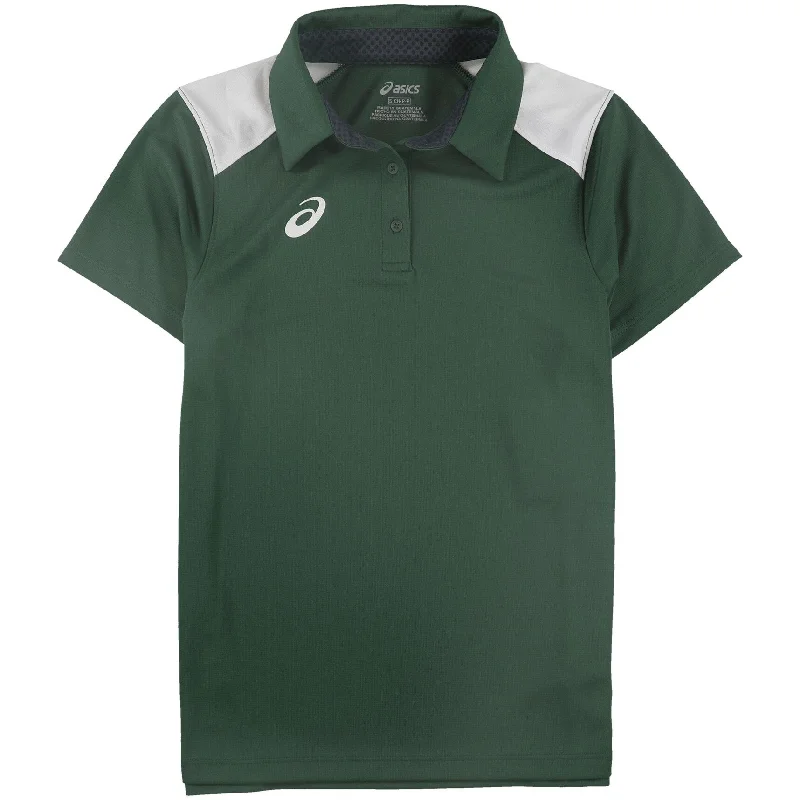 Men's Shirts with Graphic SleevesAsics Womens Blocked Polo Shirt