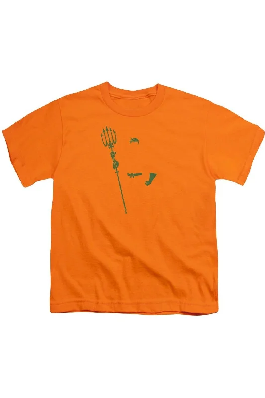 Men's Shirts with CollarsDC Comics Aquaman Min Short Sleeve Youth Tee / T-Shirt