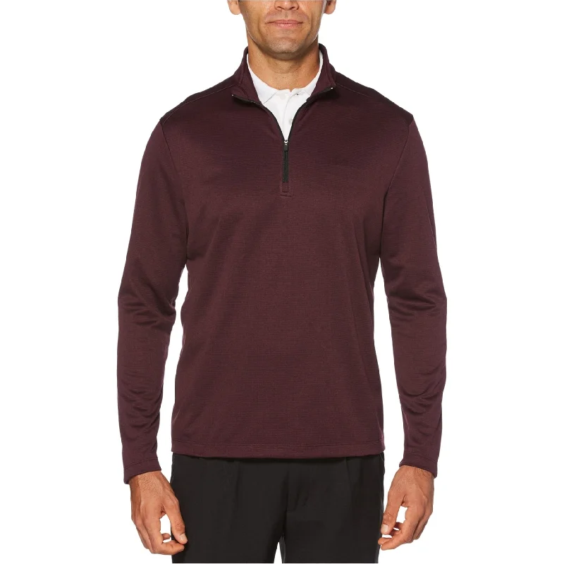 Men's Shirts with Ruffled HemlinesPGA Tour Mens Thermal Flux 1/4 Zip Rugby Polo Shirt, Purple, Small Men's Shirts with Ruffled HemlinesPGA Tour Mens Thermal Flux 1/4 Zip Rugby Polo Shirt, Purple, Small