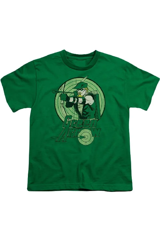 Men's Shirts with Button-Down PocketsDC Comics Green Arrow Short Sleeve Youth Tee / T-Shirt Men's Shirts with Button-Down PocketsDC Comics Green Arrow Short Sleeve Youth Tee / T-Shirt