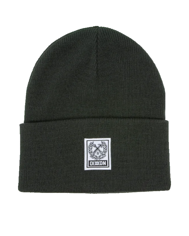 Trendy Work HatsRibbed Beanie - Pine Green