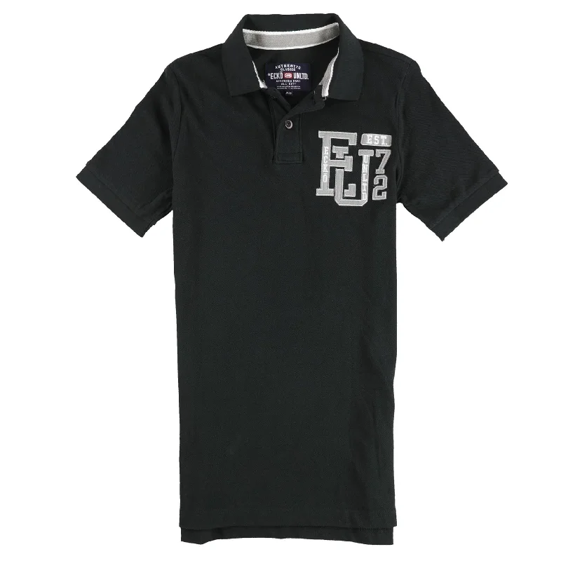 Men's Shirts with Floral PrintsEcko Unltd. Mens Left Chest Eu 72 Rugby Polo Shirt