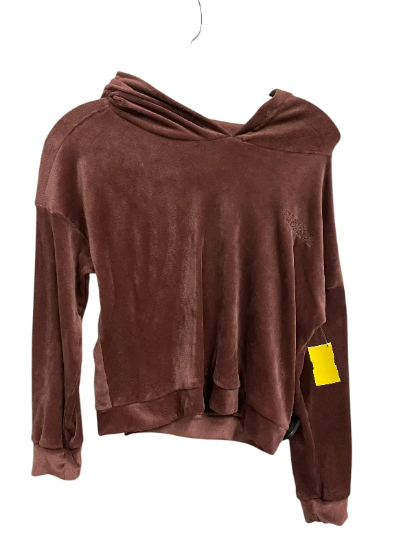 Men's Hoodies with Lined HoodsAthletic Sweatshirt Hoodie By Danskin In Brown, Size: S Men's Hoodies with Lined HoodsAthletic Sweatshirt Hoodie By Danskin In Brown, Size: S