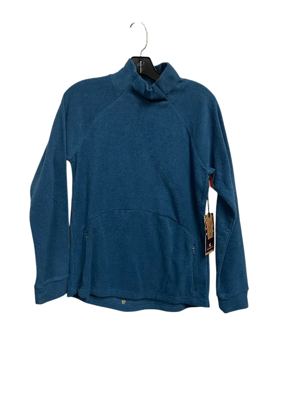 Men's Hoodies with Adjustable SleevesAthletic Sweatshirt Collar By Kyodan In Blue, Size: S Men's Hoodies with Adjustable SleevesAthletic Sweatshirt Collar By Kyodan In Blue, Size: S
